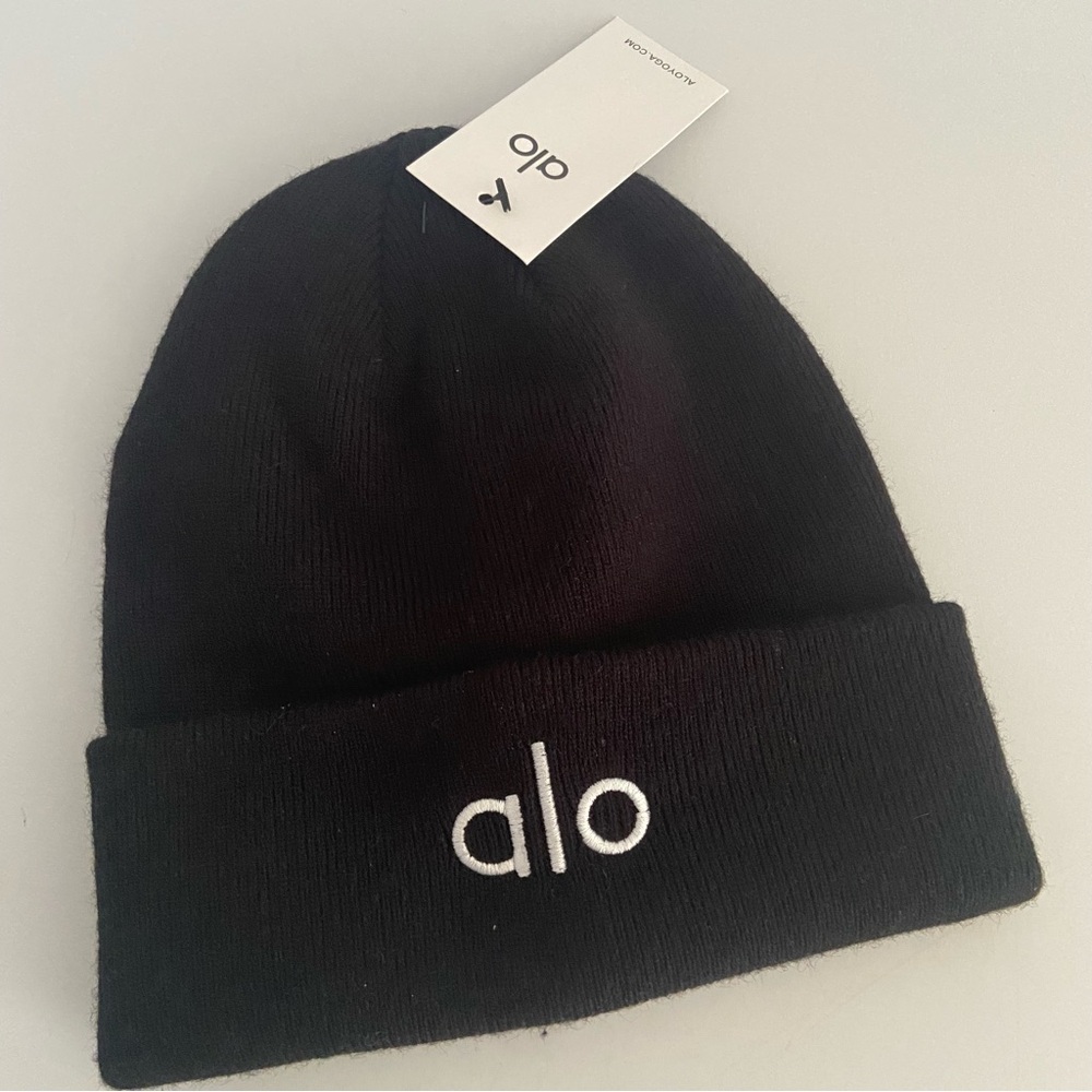 ALO Yoga Black Beanie